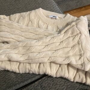 Tan knitted sweater